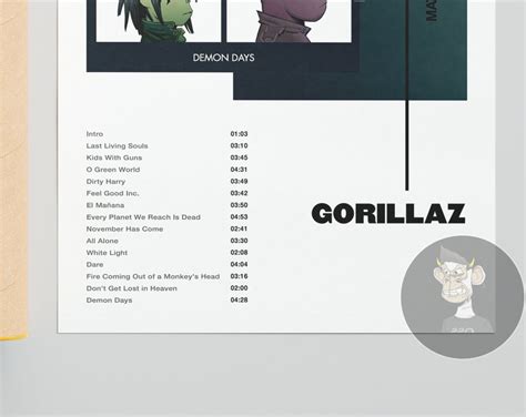 Gorillaz Demon Days Album Cover Poster - Etsy