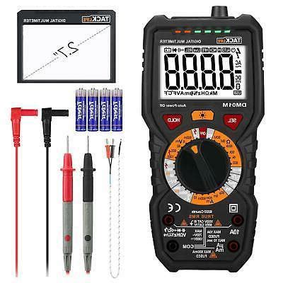 Tacklife Dm M Digital Multimeter Advanced Multimeter With Counts