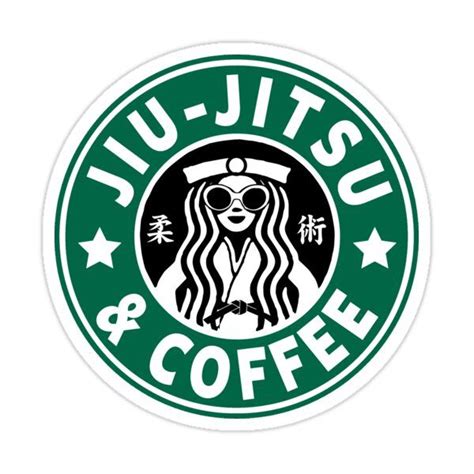 Jiu Jitsu And Coffee Funny Brazilian Jiu Jitsu Sticker For Sale By