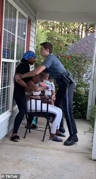 Tiktok Video Shows Georgia Police Officer Tasing Woman On Porch Daily