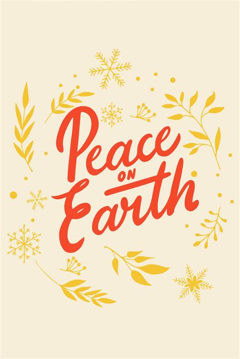 Peace On Earth Poster Artdesign