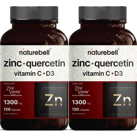 Buy Naturebell Pack Zinc Quercetin With C D S Quercetin