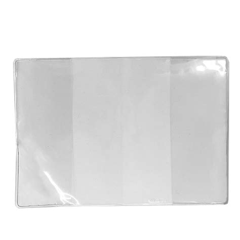 Capa Para Passaporte Em PVC 130x190mm Transparente 3717 Plastpark