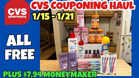 Cvs Couponing Haul Free Mm Vitamins Deal With