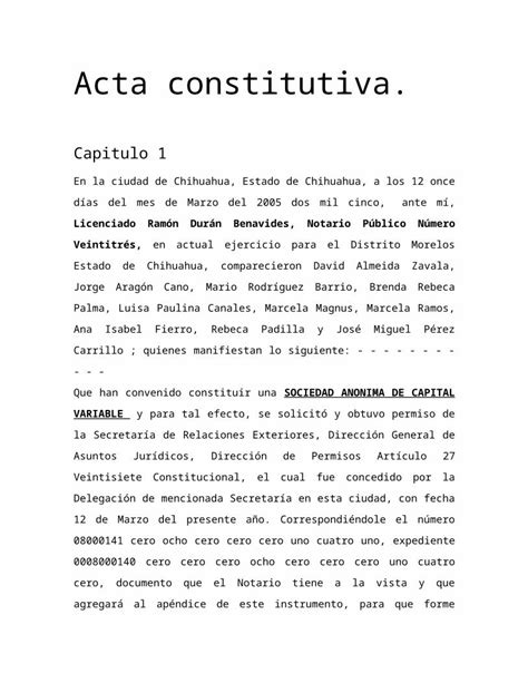 DOCX Acta Constitutiva DOKUMEN TIPS