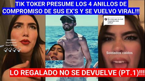 Tik Toker Se Vuelve Viral Por Guardar Los 4 Anillos De Sus Exs Lo