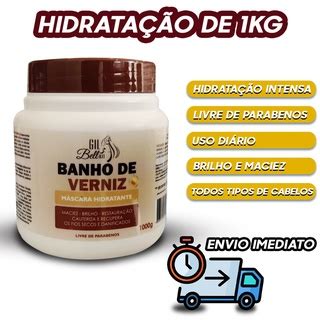 M Scara De Hidrata O Capilar Banho De Verniz Kg Recupera O P S