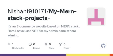 GitHub Nishant910171 My Mern Stack Projects It S An E Commerce