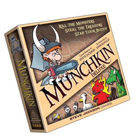 Munchkin Deluxe Board Game New Steve Jackson Games Contemporary