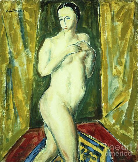 Standing Nude S Painting By Alfred Henry Maurer Fine Art America