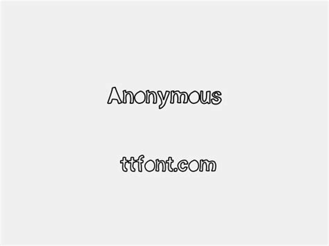 Anonymous