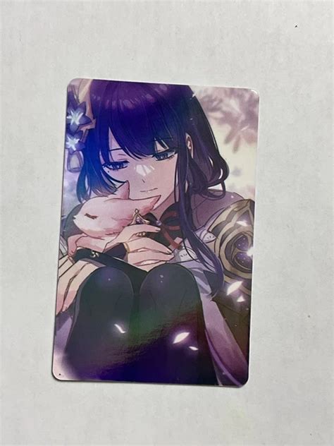 Raiden Shogun Genshin Impact Sexy Hot Acg Goddess Waifu Card Girl Doujin Anime Picclick Uk