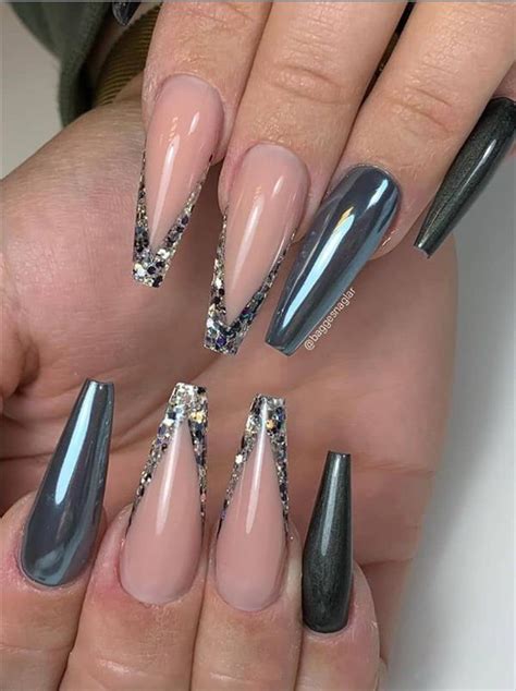 44 Classy Long Coffin Nails Design To Rock Your Days Fashionsum