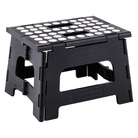 Black Easy Folding Step Stool – Horderly