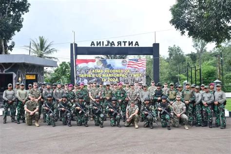 Prajurit Elit Taifib Marinir Indonesia Dan Marine Forces Pacific As Adu