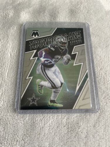 2022 Panini Mosaic Football Ezekiel Elliott Thunder Lane TL 15 Dallas