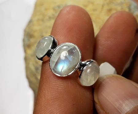 Moonstone Rings, Moonstone Silver Rings, Moonstone Engagement Rings ...