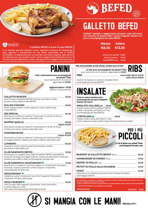 Carte Et Menus Befed Brew Pub Cremona Cremona Thefork