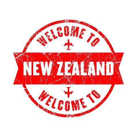 Welcome To New Zealand Stock Vector Illustration Of Print 159249876