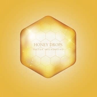 Premium Vector | Honey drip and honey background