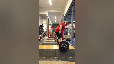 Deadlift Double Overhand 195kg Youtube