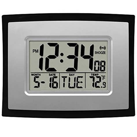 Black Rectangular Digital Wall Clock at Rs 2000 in Ahmednagar | ID: 14858873948