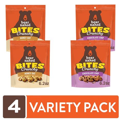 Buy Bear Naked Crunchy Granola Bites Vegetarian Breakfast Snacks