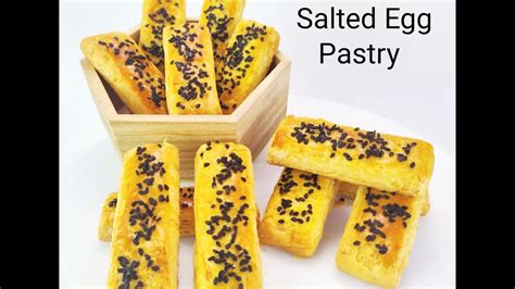 Salted Egg Yolk Pastry Unique Taste Multi Layer Flaky And Crispy