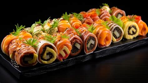Premium AI Image Captivating Hot Rolls