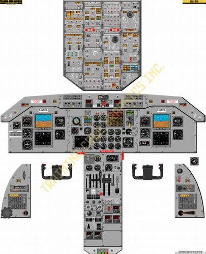 Aviation Training Graphics Saab 340B Handheld Cockpit Poster — Essco Aircraft