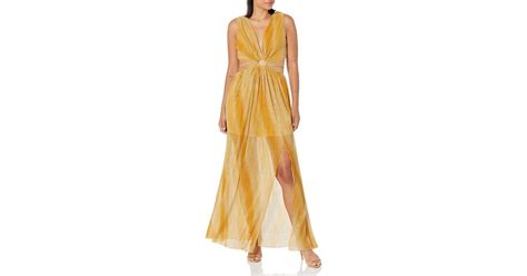 Ramy Brook Alyssa Cut Out Maxi Dress In Yellow Lyst