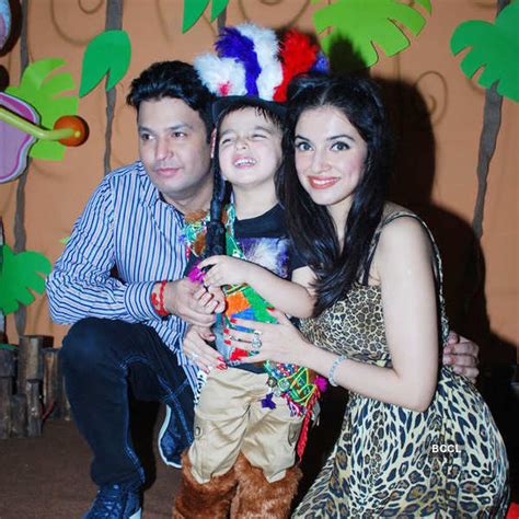 Bhushan Kumar And Wife Divya Khosla Kumar Pose With Their Son And