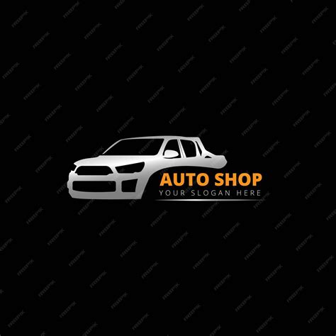 Premium Vector | Auto shop logo design vector template