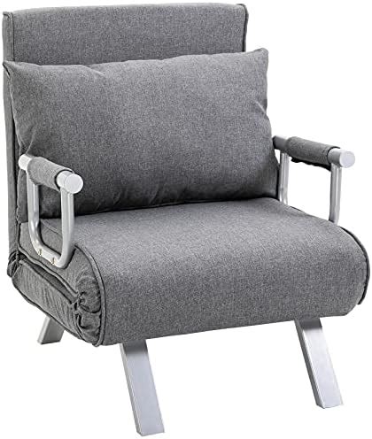 Homcom Schlafsofa Mit Armlehne In Schlafsessel G Stebett