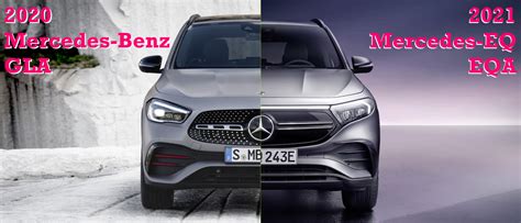 Vergleich 2020 Mercedes Benz Gla Vs 2021 Mercedes Eq Eqa Autofilou