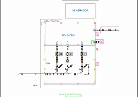 Estacion De Bombeo En Autocad Descargar Cad Gratis 34452 Kb