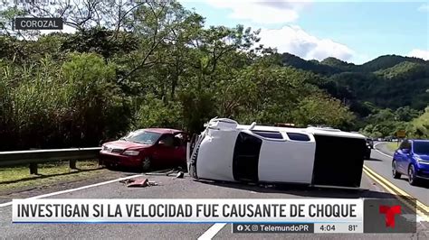 Mujer resulta herida en aparatoso accidente en desvío de Corozal YouTube