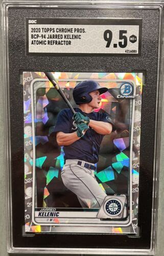 Bowman Jarred Kelenic Atomic Refractor Sgc Bcp Ebay