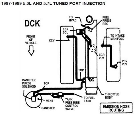 Vacuum Lines Diagrams