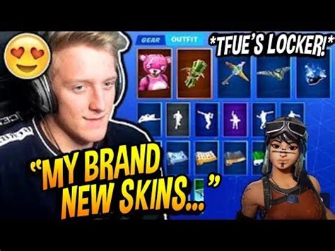 TFUE Reveals His NEW Locker ALL SKINS Fortnite BEST FUNNY Item Shop