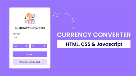 Currency Converter With Javascript Coding Artist