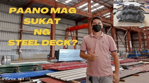 Paano Mag Sukat Ng Steel Decking Kapag Wala Si Engineer Youtube