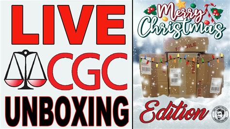 Live Cgc Unboxing Dec Youtube