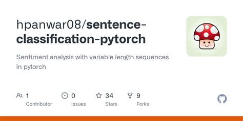 Github Hpanwar08 Sentence Classification Pytorch Sentiment Analysis