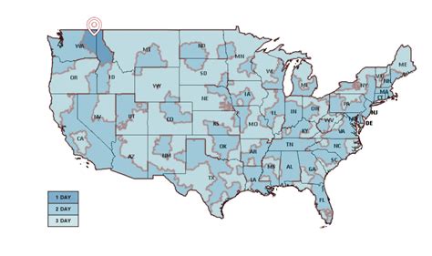 Usps Priority Mail Zones Map