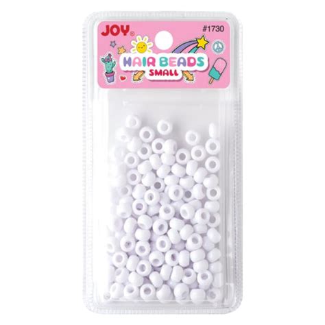 Joy Round Beads Regular Size 200ct White Annie International