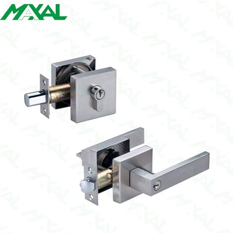 Maxal Steel Material Tubular Lever and Double Deadbolt Combo Locksets