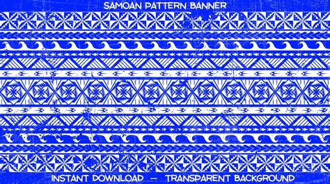 Samoan Pattern Banner Etsy Australia