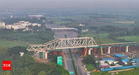 Mumbai Ahmedabad Bullet Train NHSRCL Erects First Steel Bridge For