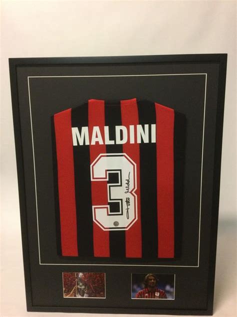 AC Milan - Italian Football League - Paolo Maldini - Jersey - Catawiki